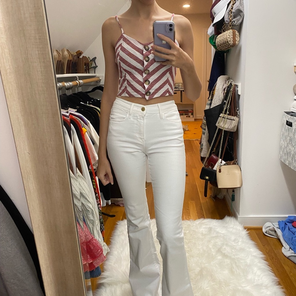 Striped Linen Top
